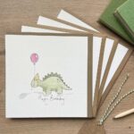 A collection of children's birthday cards