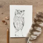 An animal greeting card