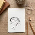A guinea pig birthday card