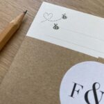 Bees on a notepad