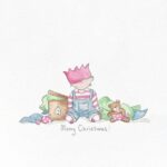 A children's Christmas card illustration
