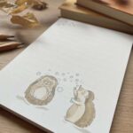 Hedgehog note paper