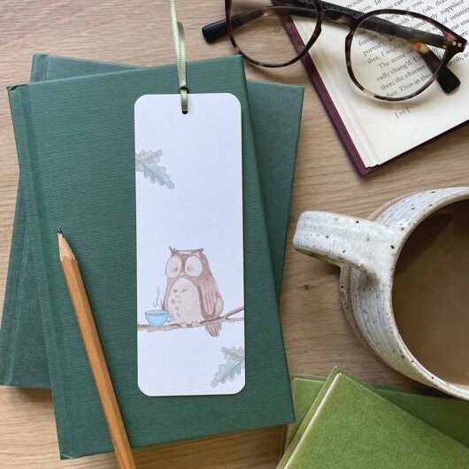 An owl bookmark