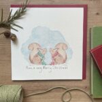 A Christmas card for a husband or wife