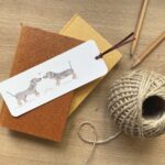 A sausage dog bookmark