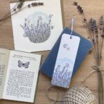 A set of pretty stationery featuring a butterfly & floral design