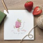 A good luck or encouragement card