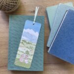 A pretty paper bookmark