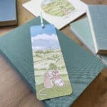 A cute bookmark featuring a mouse design